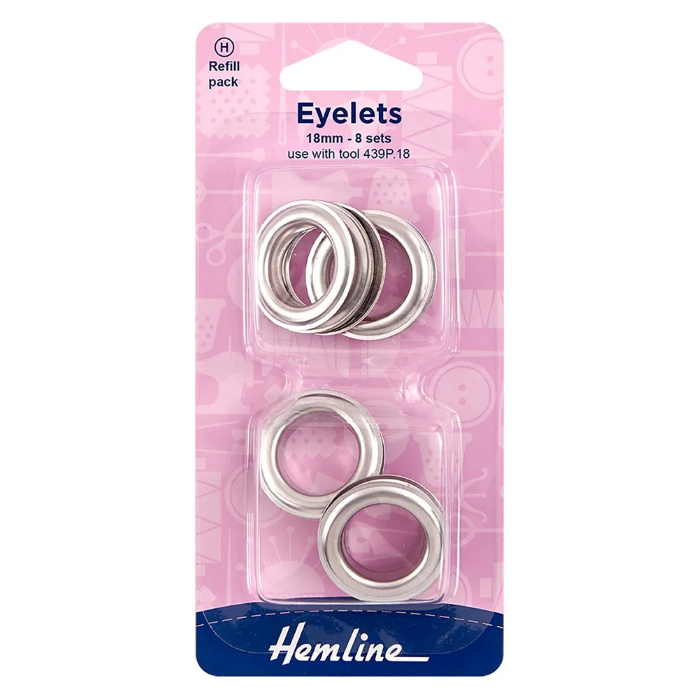 Eyelet Refill Pack Nickel 18mm