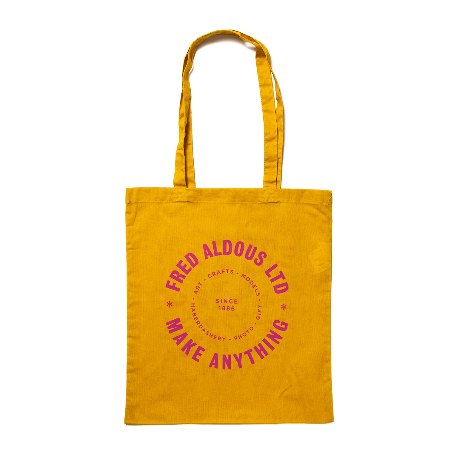 FA X Caroline Dowsett Screen Printed Tote Bag - Mustard - Image 3