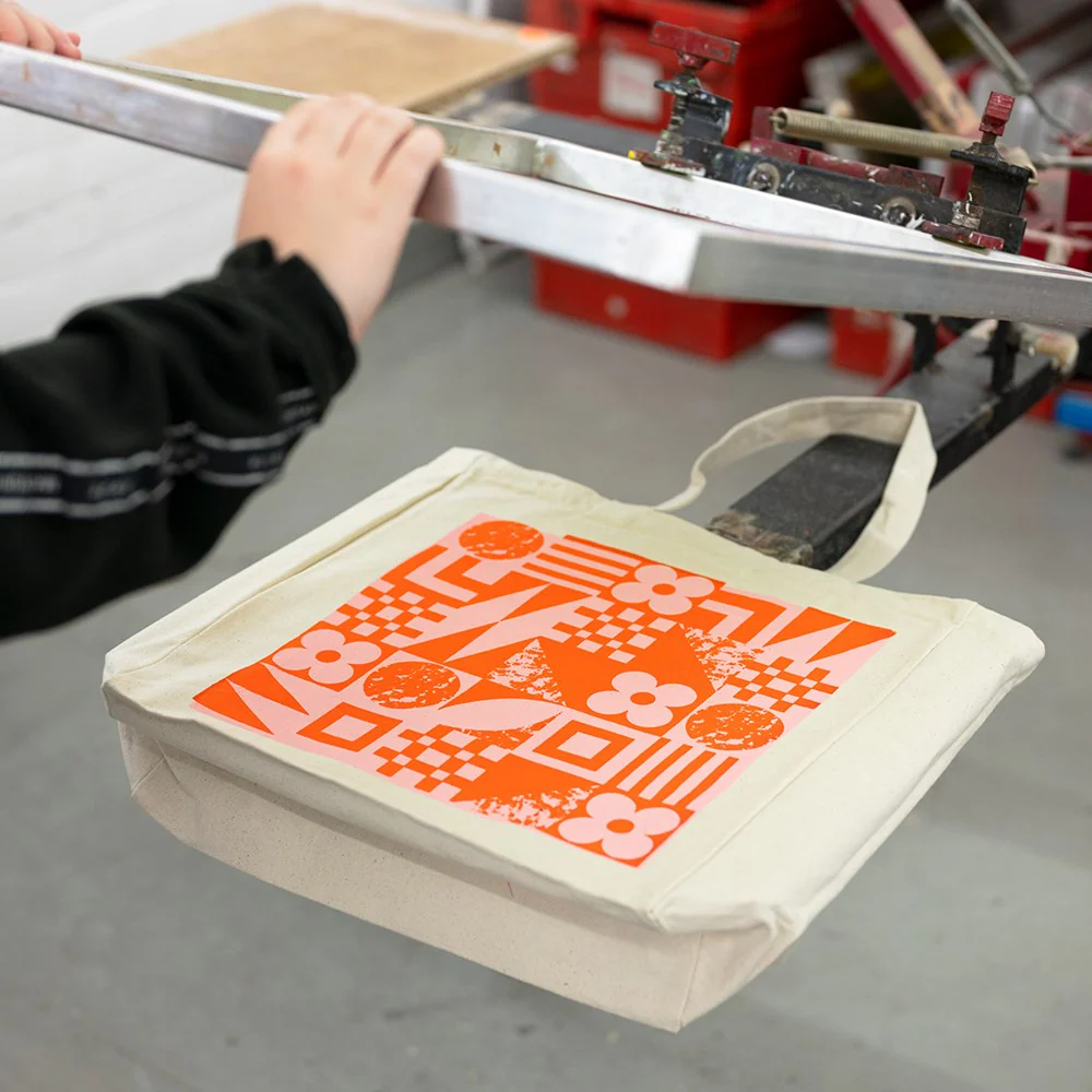 FA X EV Hardaker Screen Printed Tote Bag - Image 2