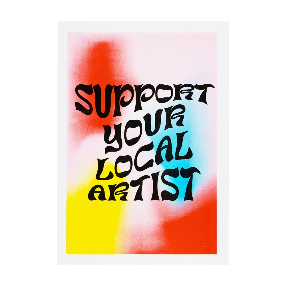FA X Tara Collette A3 Risograph Print - SUPPORT YOUR LOCAL ARTIST