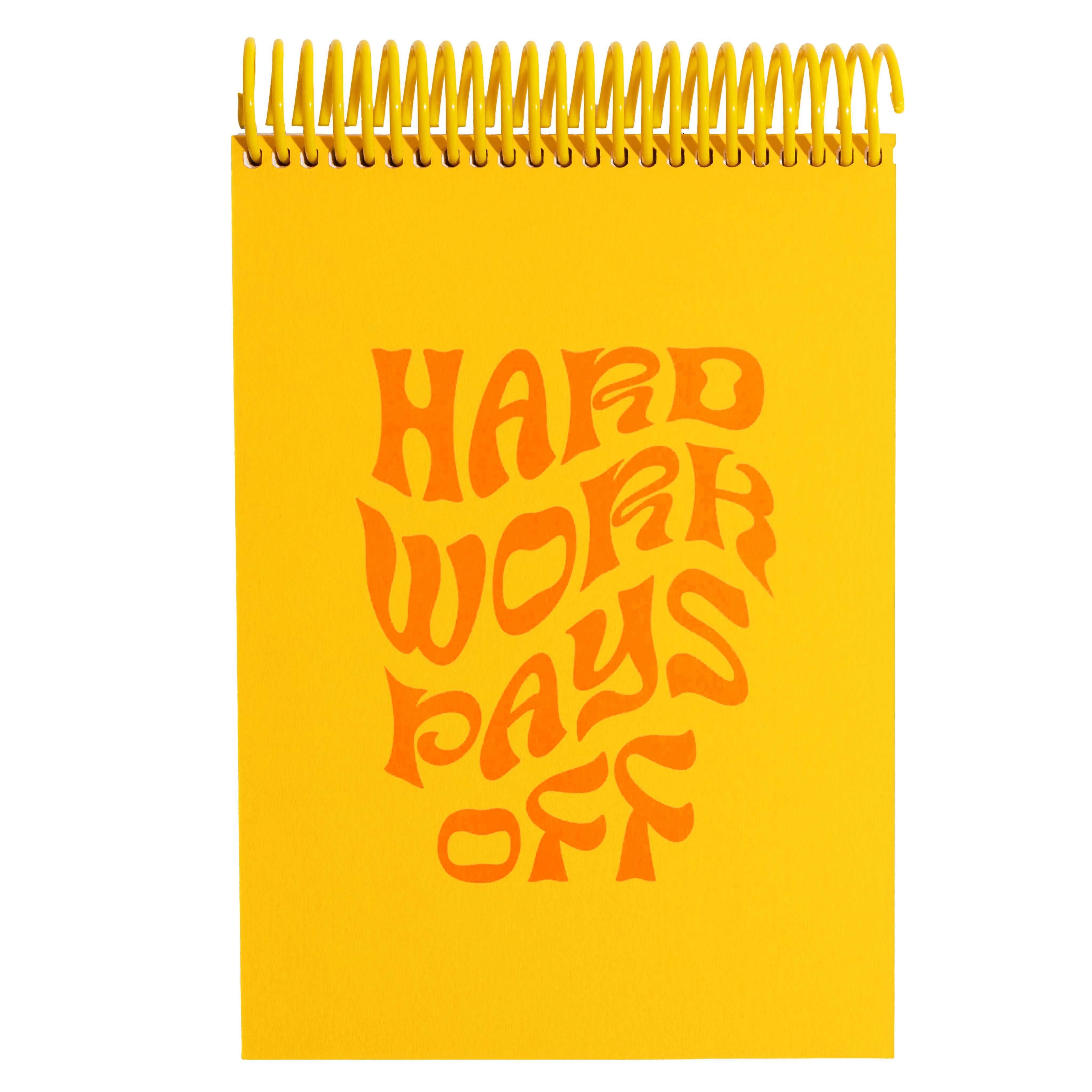 FA X Tara Collette HARD WORK PAYS OFF Coil Bound A5 Sketchbook