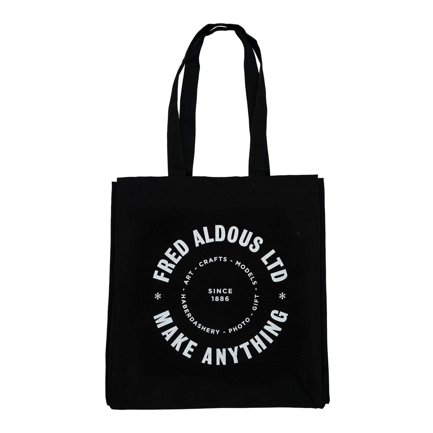 FA X Tara Collette Screen Printed Black Tote Bag - Show Up Daily - Image 2