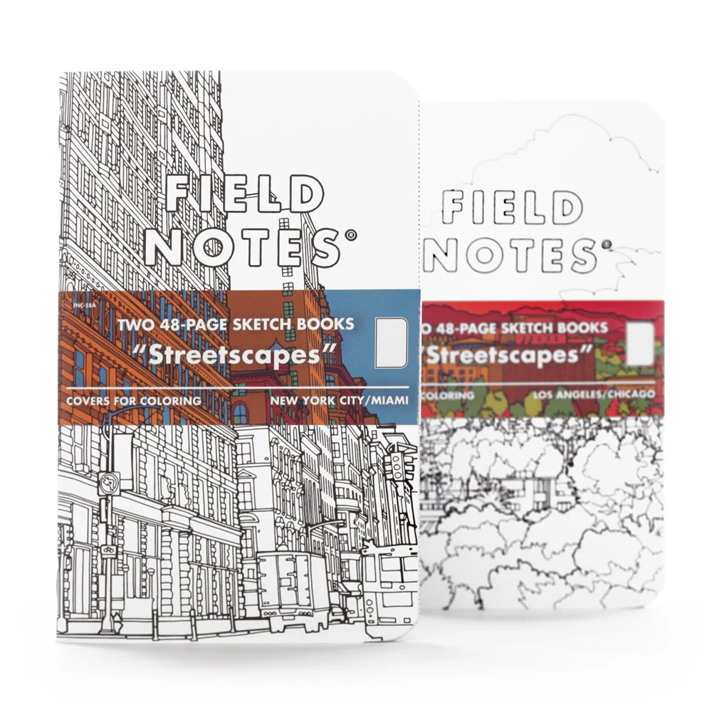 FIELD NOTES Streetscapes 2-Pack Sketchbooks