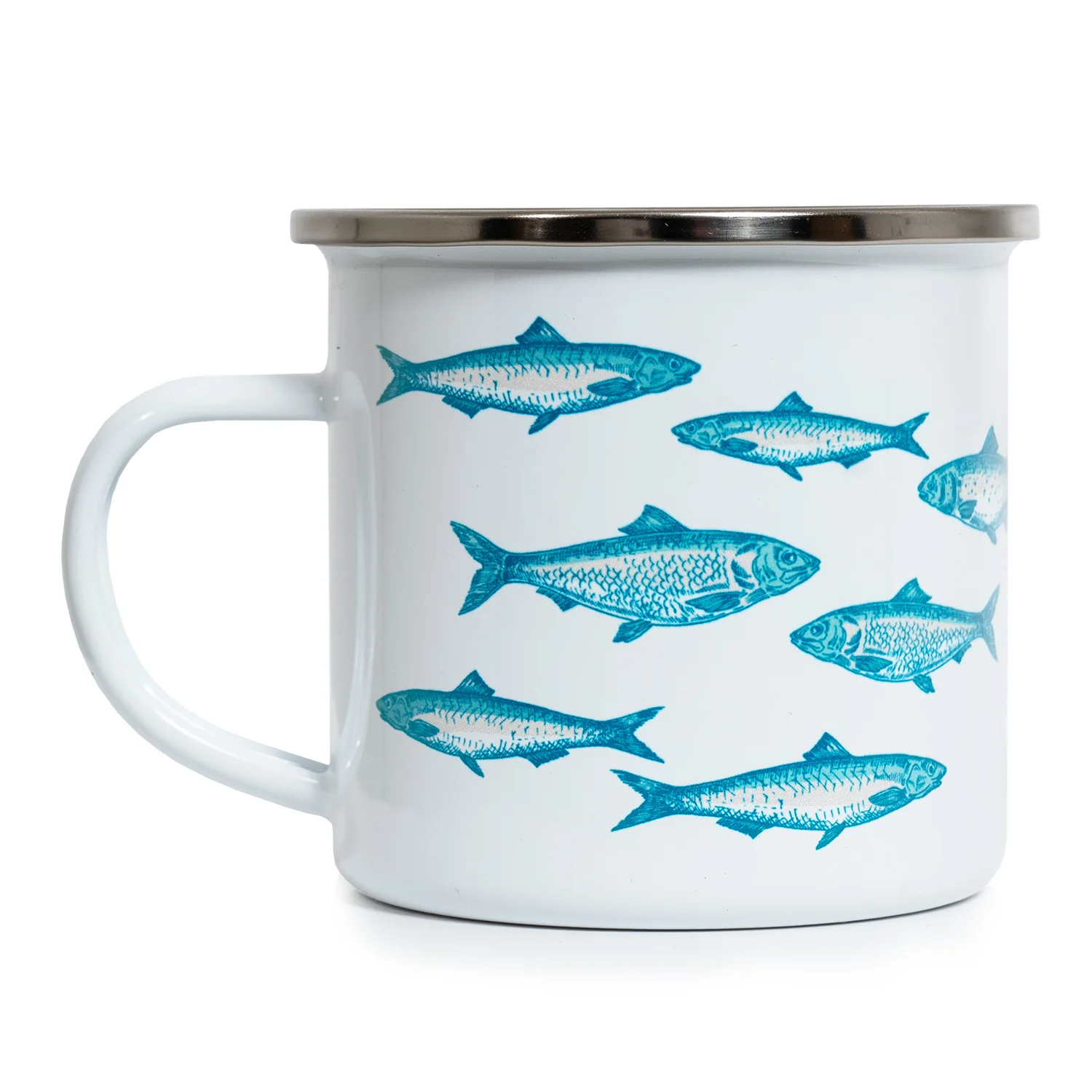 Fish Enamel Mug 12oz - Image 2
