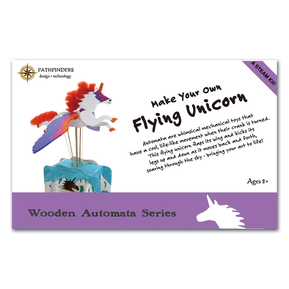 Flying Unicorn Wooden Kit