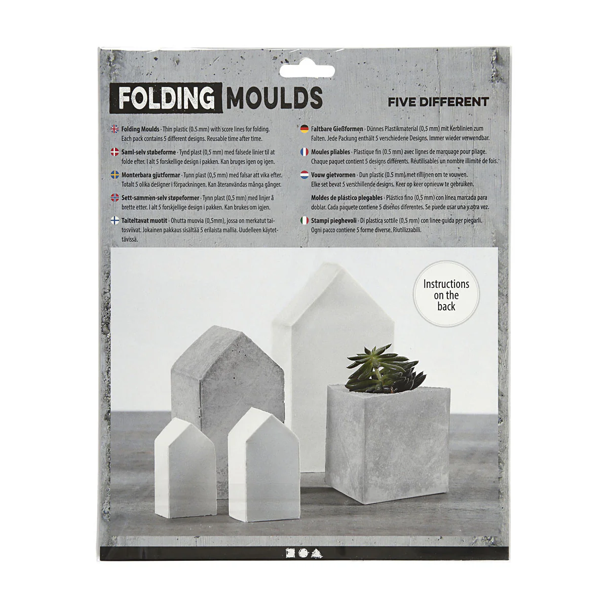 Folding Casting Moulds - Houses and Triangles