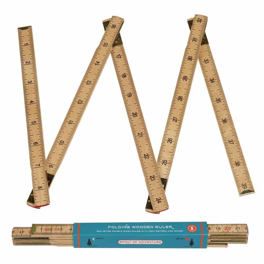 Folding Wooden Ruler