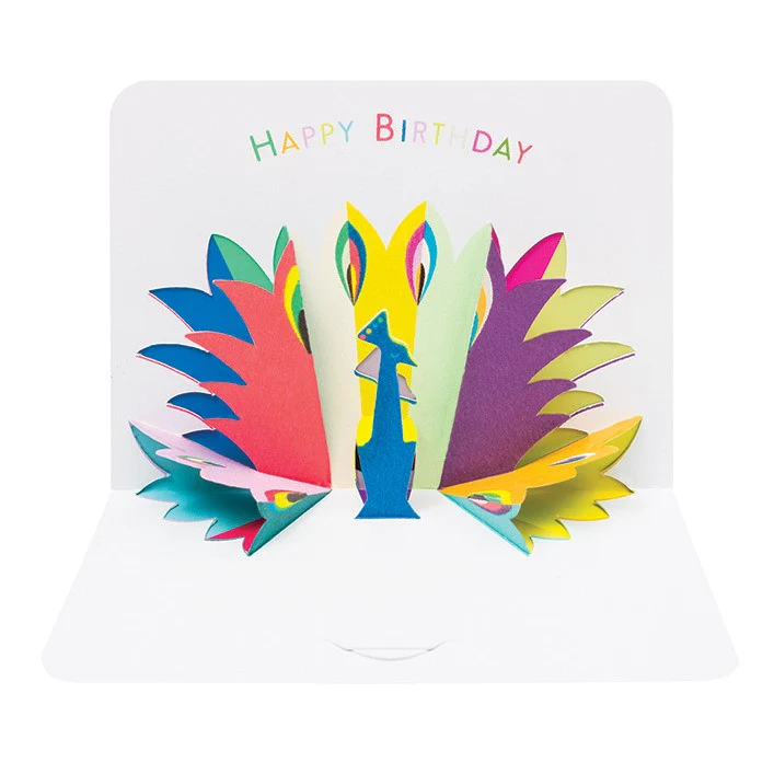 Form Folding Cards - Peacock