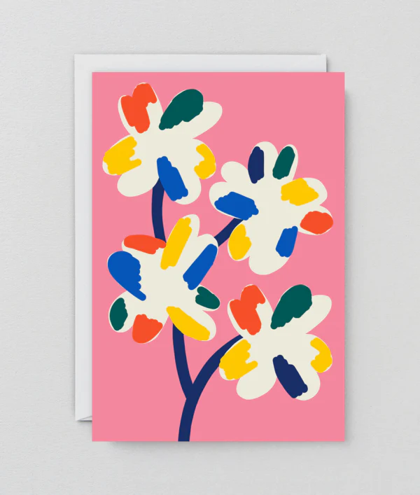Four Flowers Card