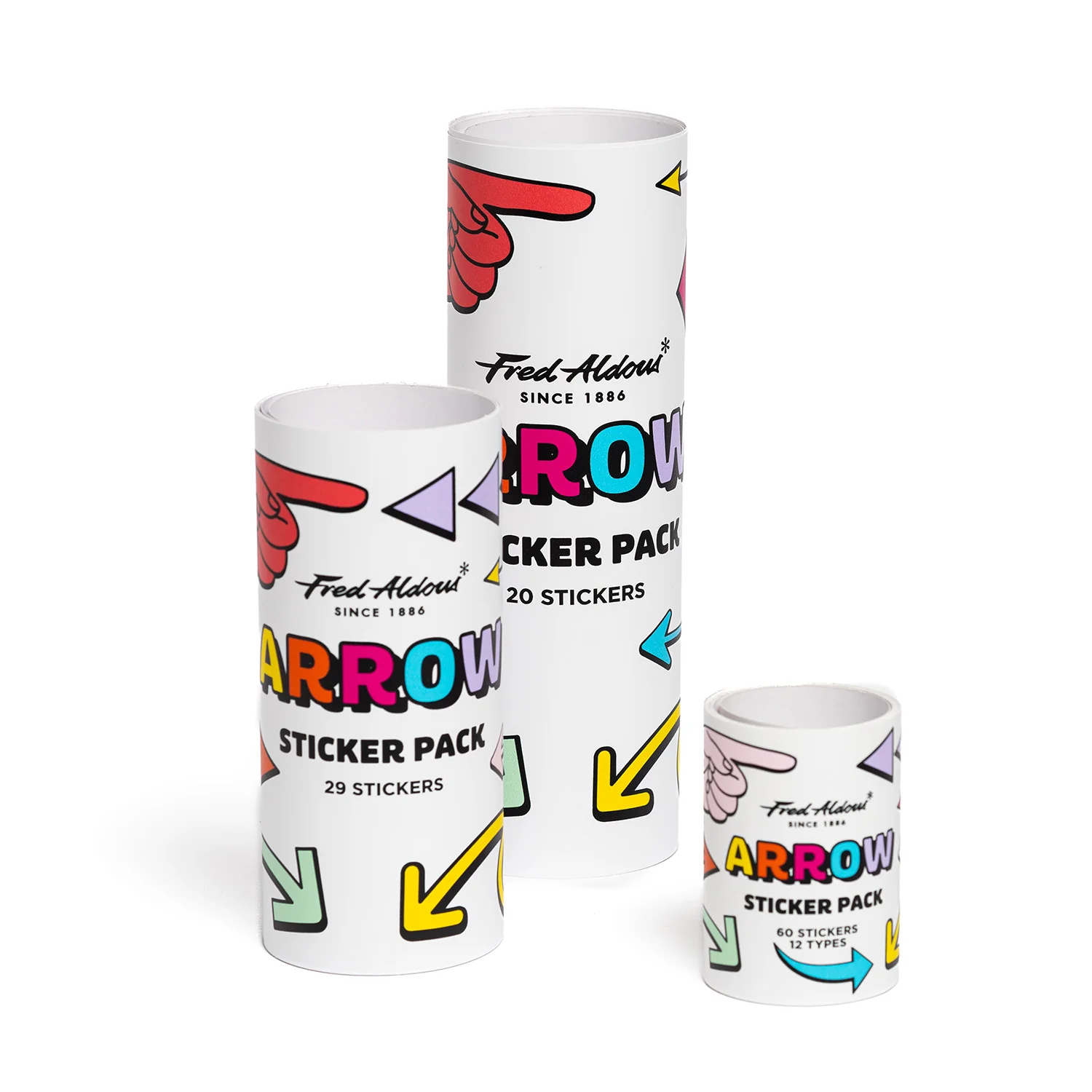 Fred Aldous Arrow Sticker Pack Large - Image 4