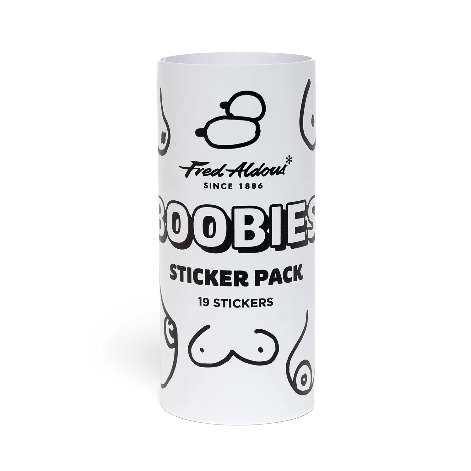Fred Aldous Boobies Sticker Pack Medium