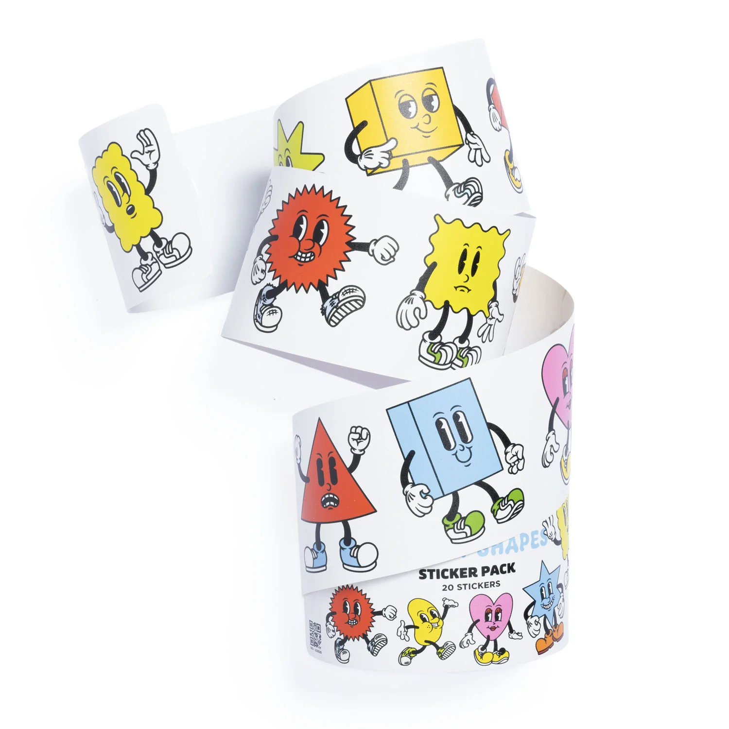 Fred Aldous Cartoon Shapes Sticker Pack - Image 2