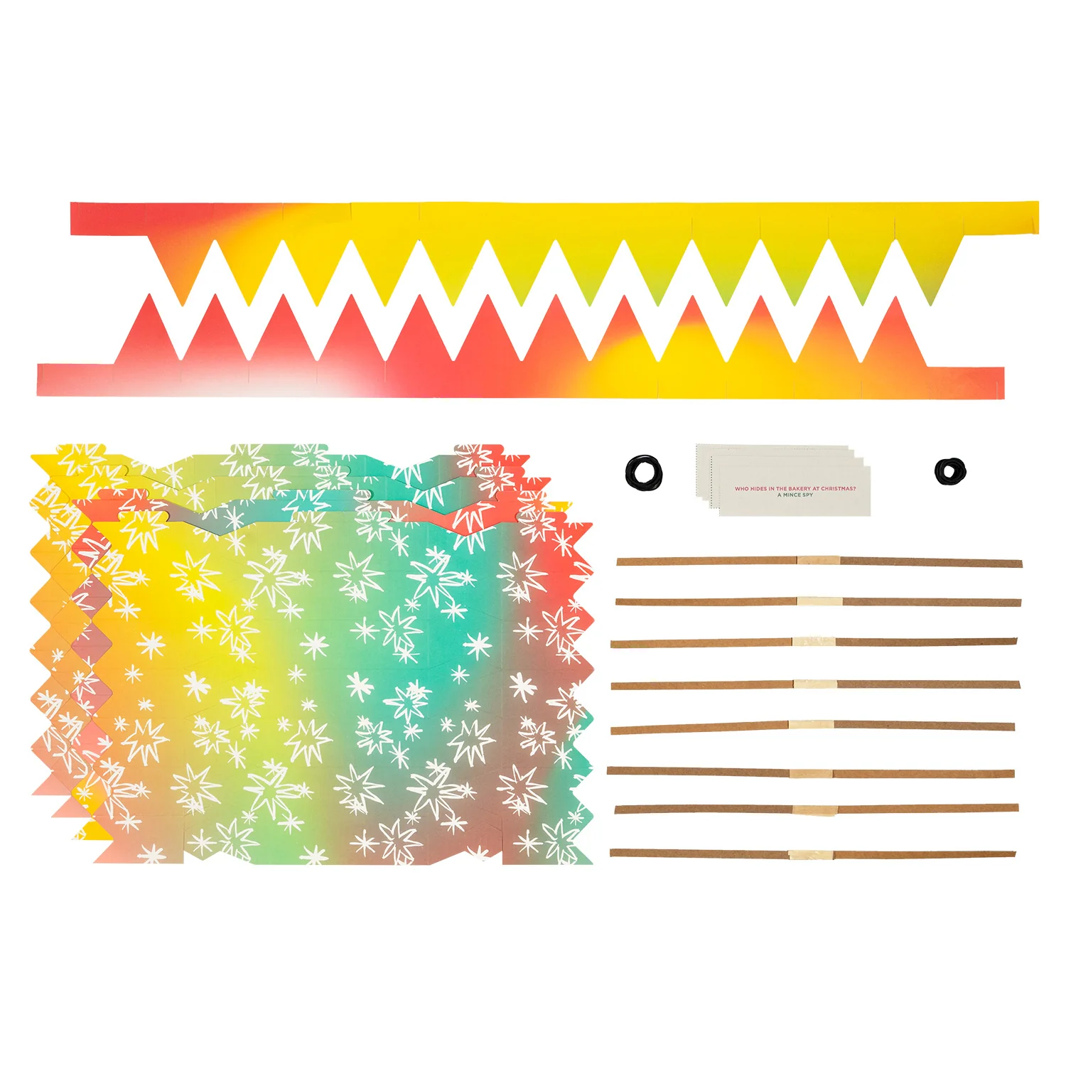 Fred Aldous Cracker Kit - Tara Collette Gradient White Stars - Image 3