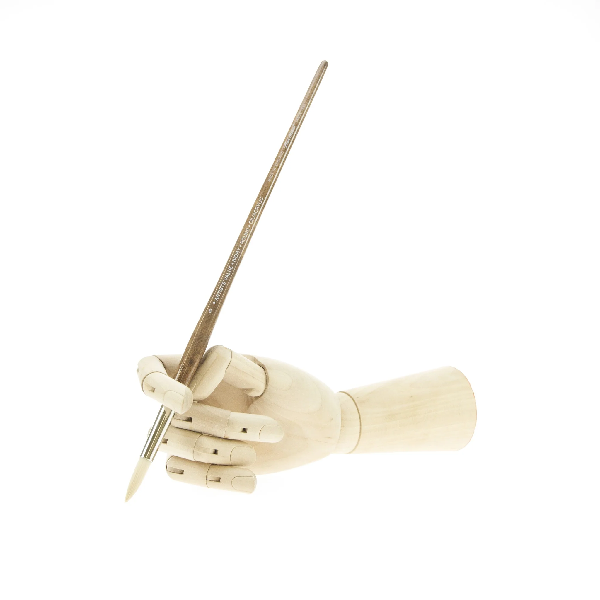 Fred Aldous Brush: Value Ivory - Round - Image 3