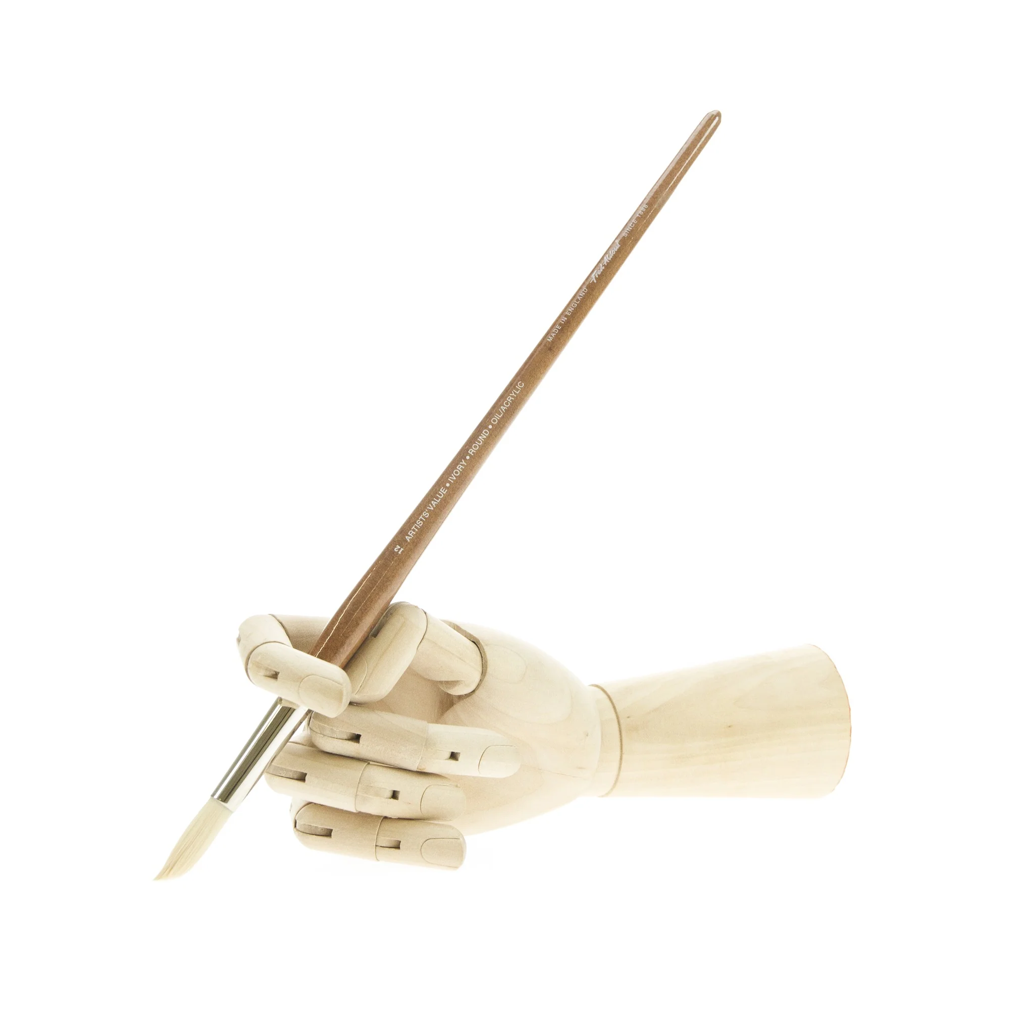 Fred Aldous Brush: Value Ivory - Round - Image 4