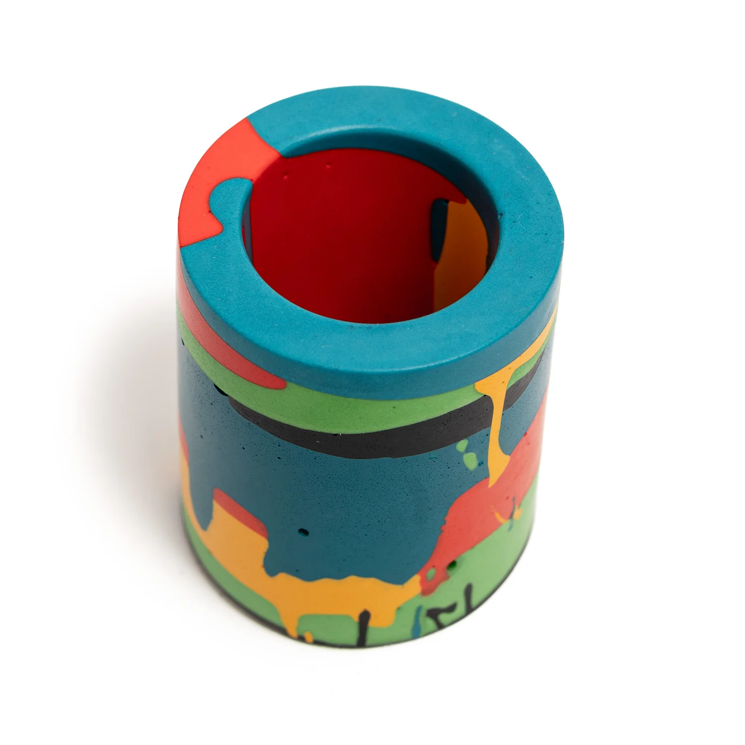 Fred Aldous Jesmonite Mini Pot - Dark - Image 3