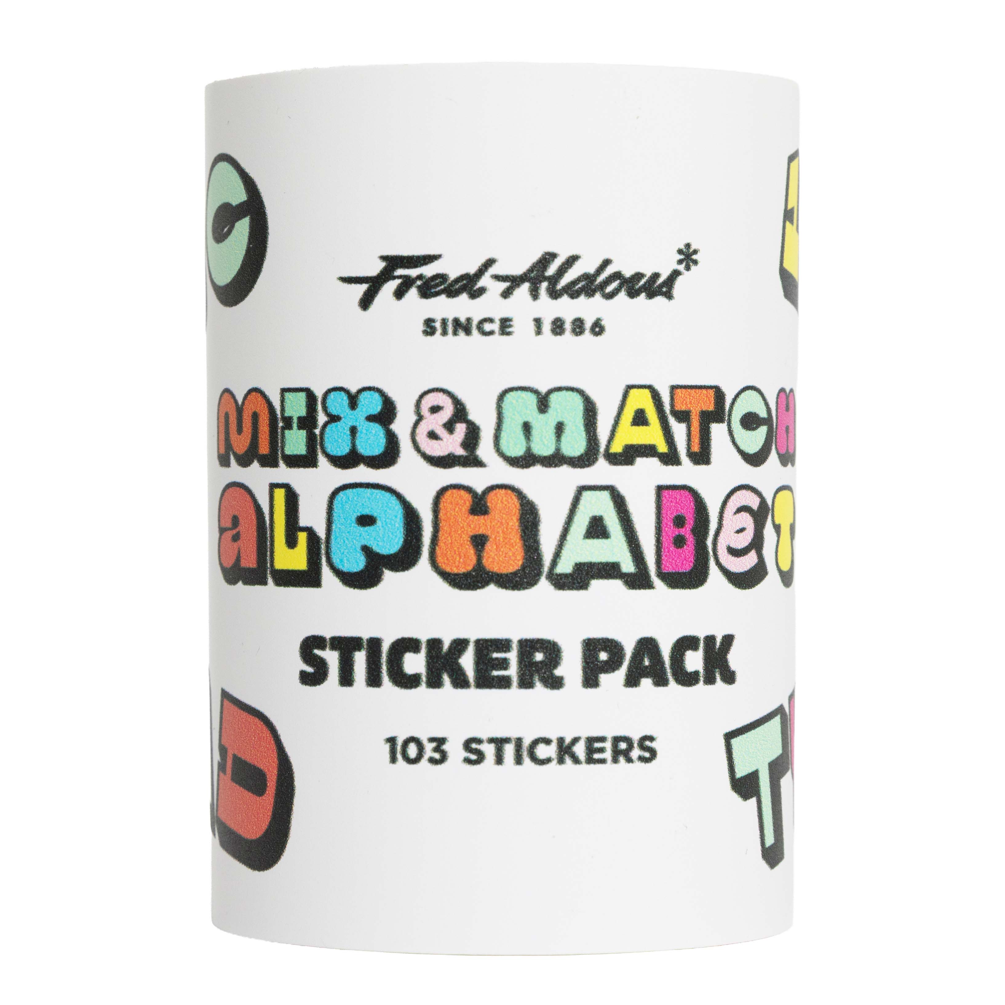Fred Aldous Mix & Match Alphabet Sticker Pack