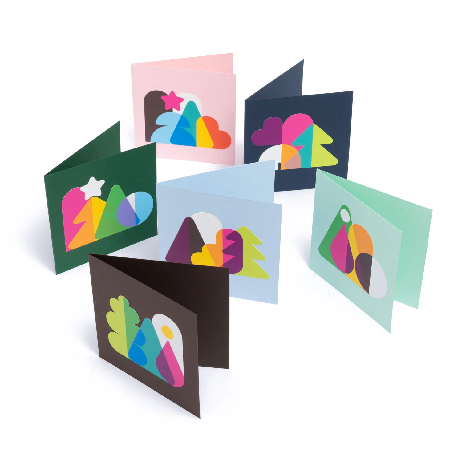 Christmas Shapes Card Pack - Image 2