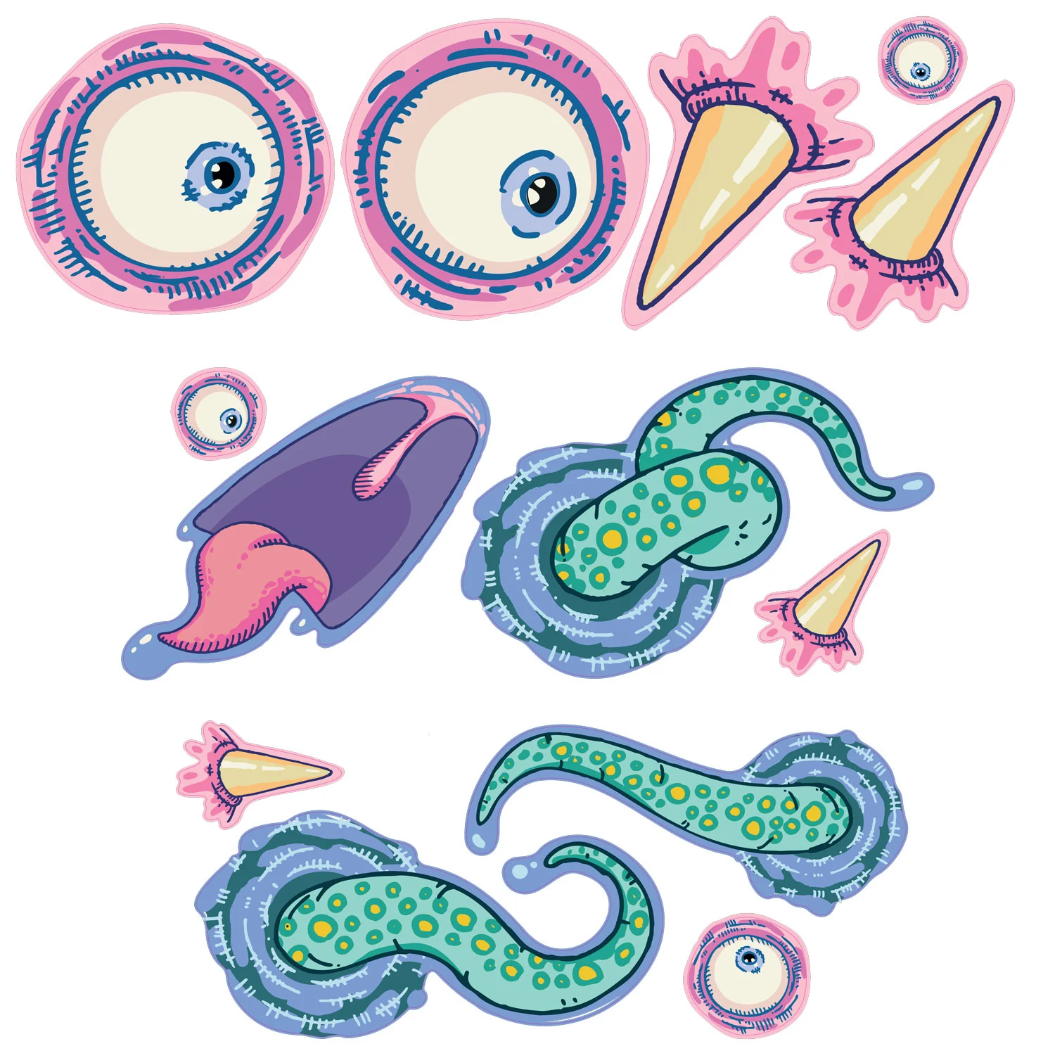 Monster Sticker Pack - Medium - Image 5