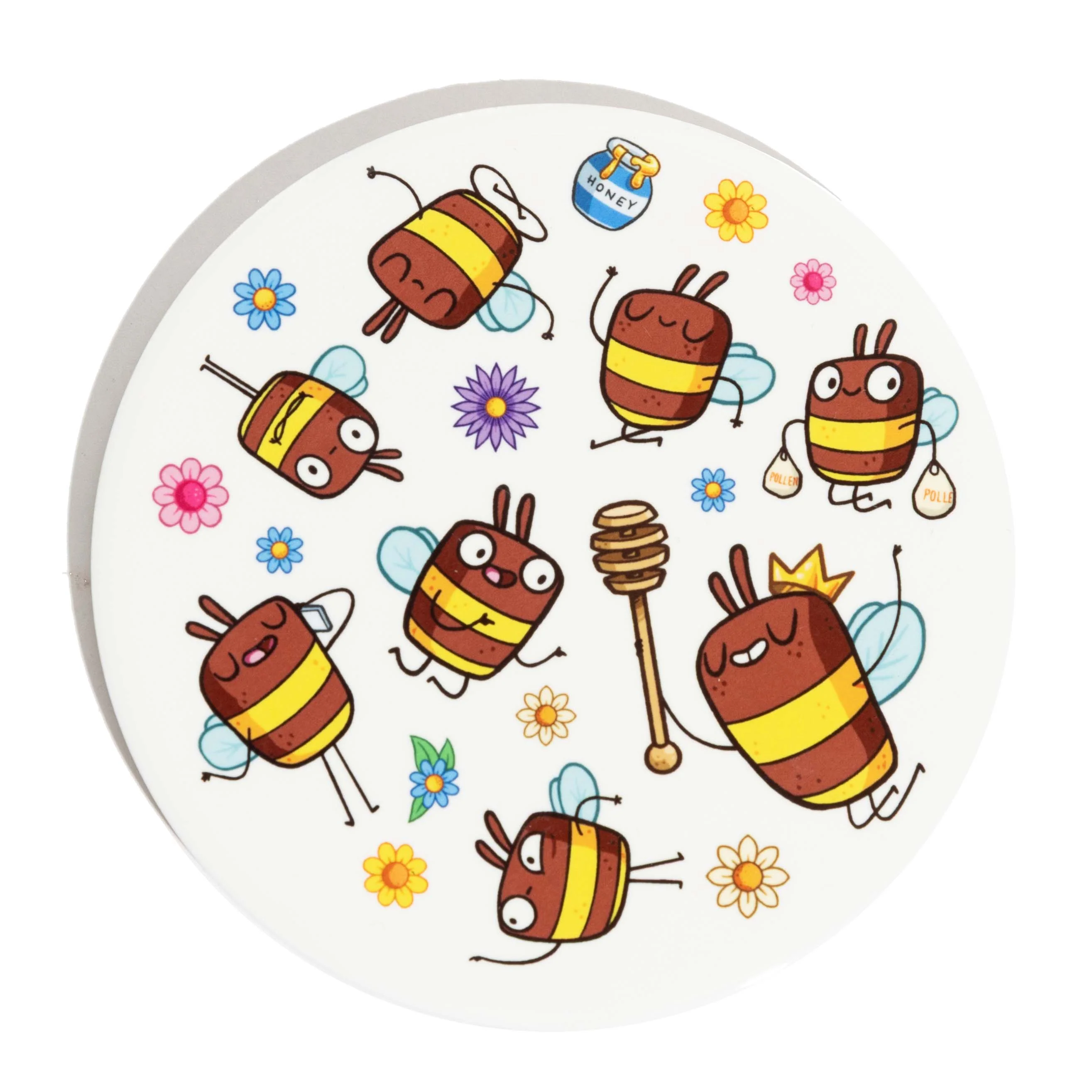 Fred Aldous X Hammo Bee Ceramic Round Coaster