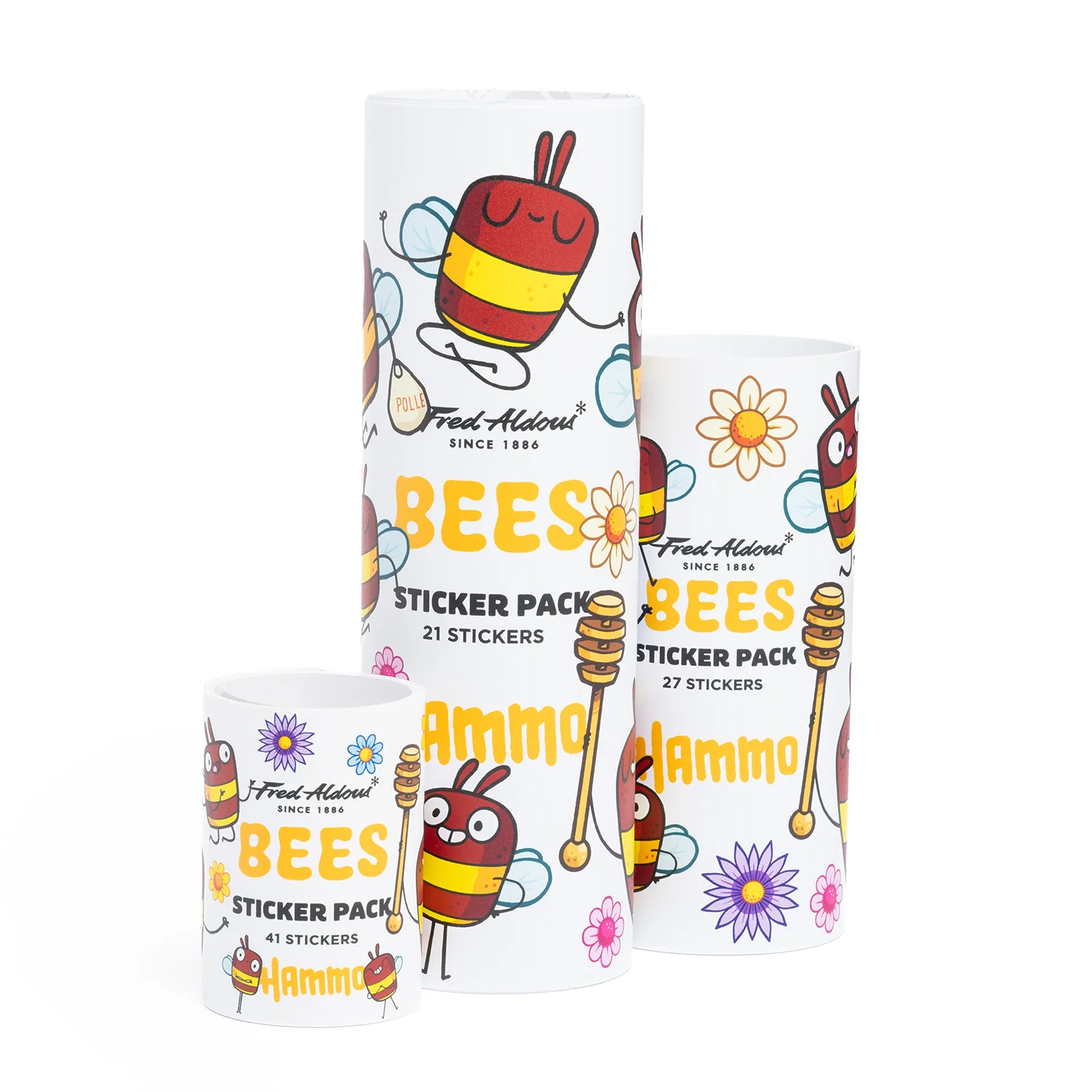 Fred Aldous X Hammo Bee Sticker Pack Large - Image 3