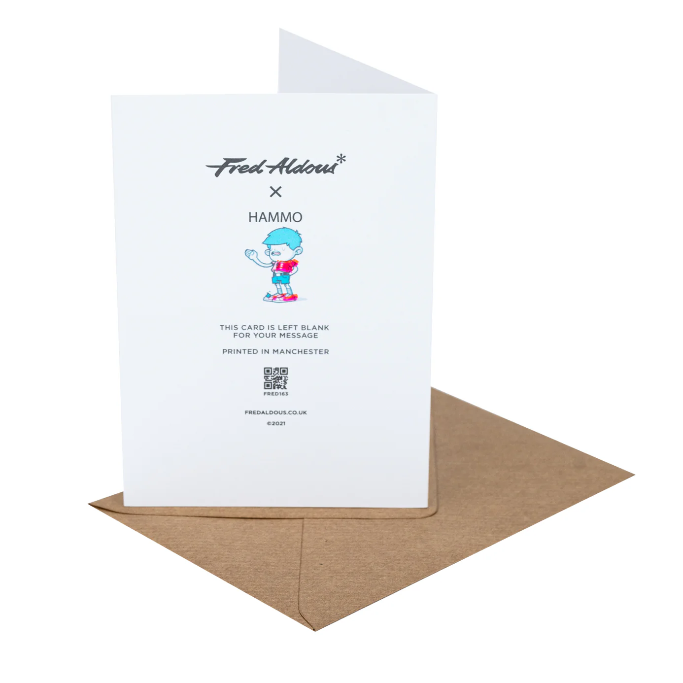 Fred Aldous X Hammo - Christmas Card - I'm Feline Festive - Image 2