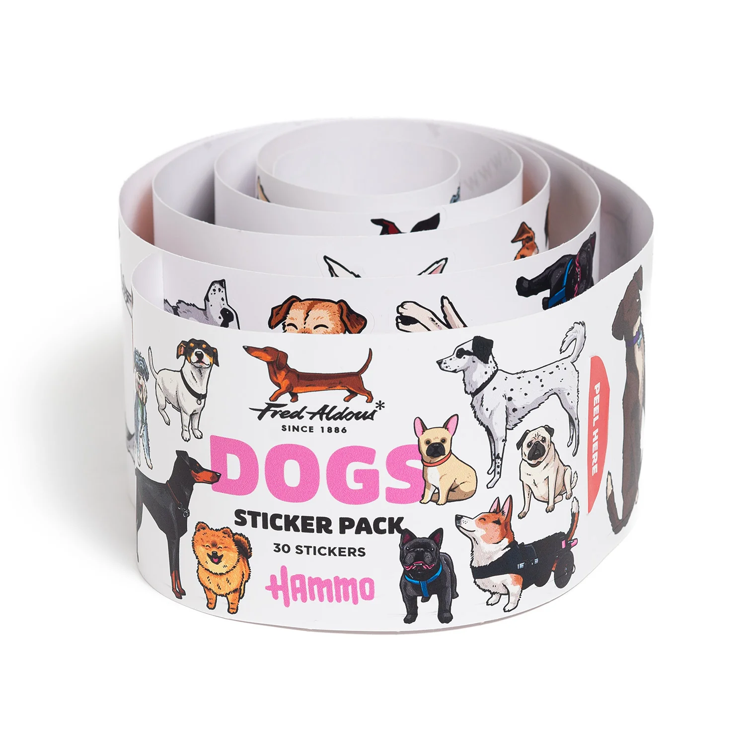 Fred Aldous X Hammo Dogs Sticker Pack - Image 3