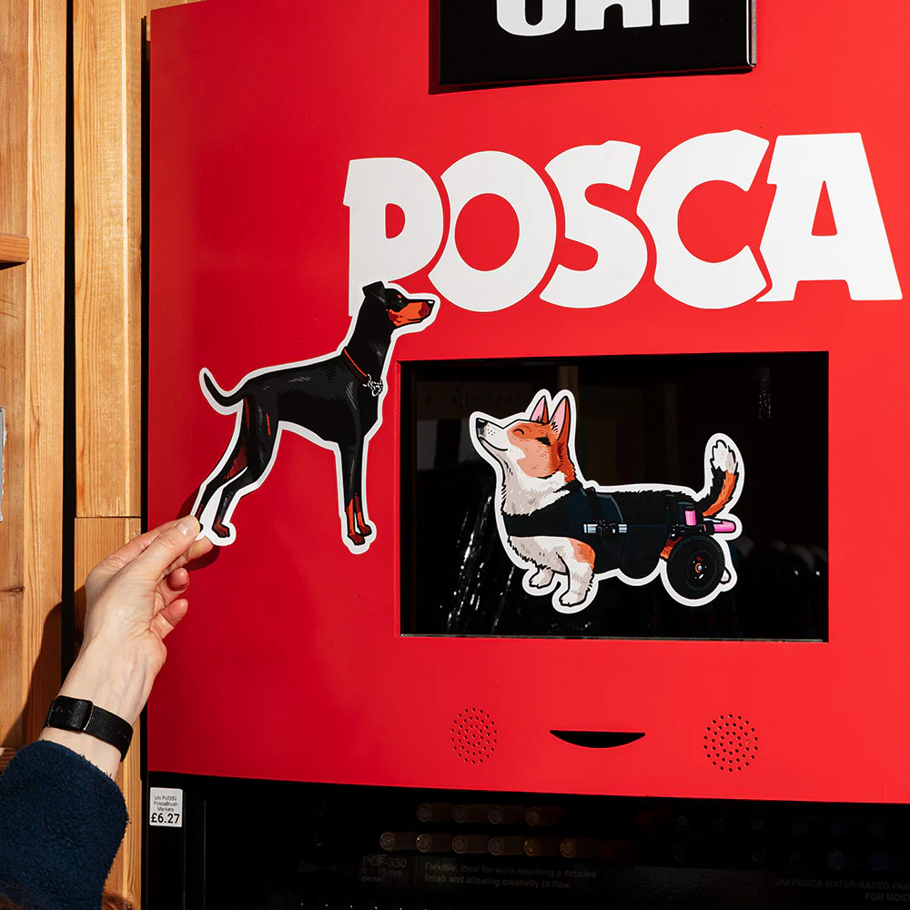 Fred Aldous X Hammo Dogs Sticker Pack Large - Image 2