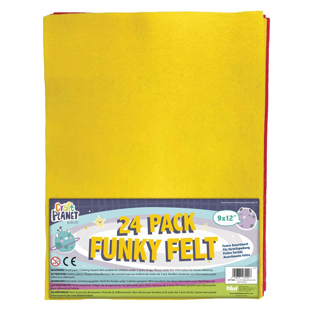 Funky Felt 24 Pack Assorted