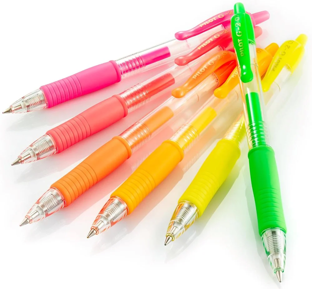 G207 Neon Retractable Gel Pen