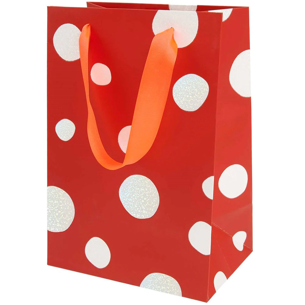 Rico Gift Bag Toadstool Pattern Medium
