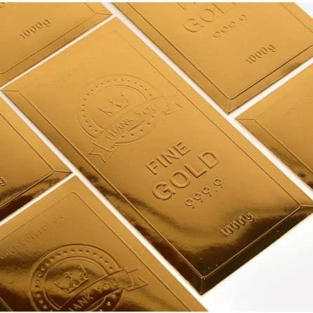 Gold Bar Design Money Envelopes