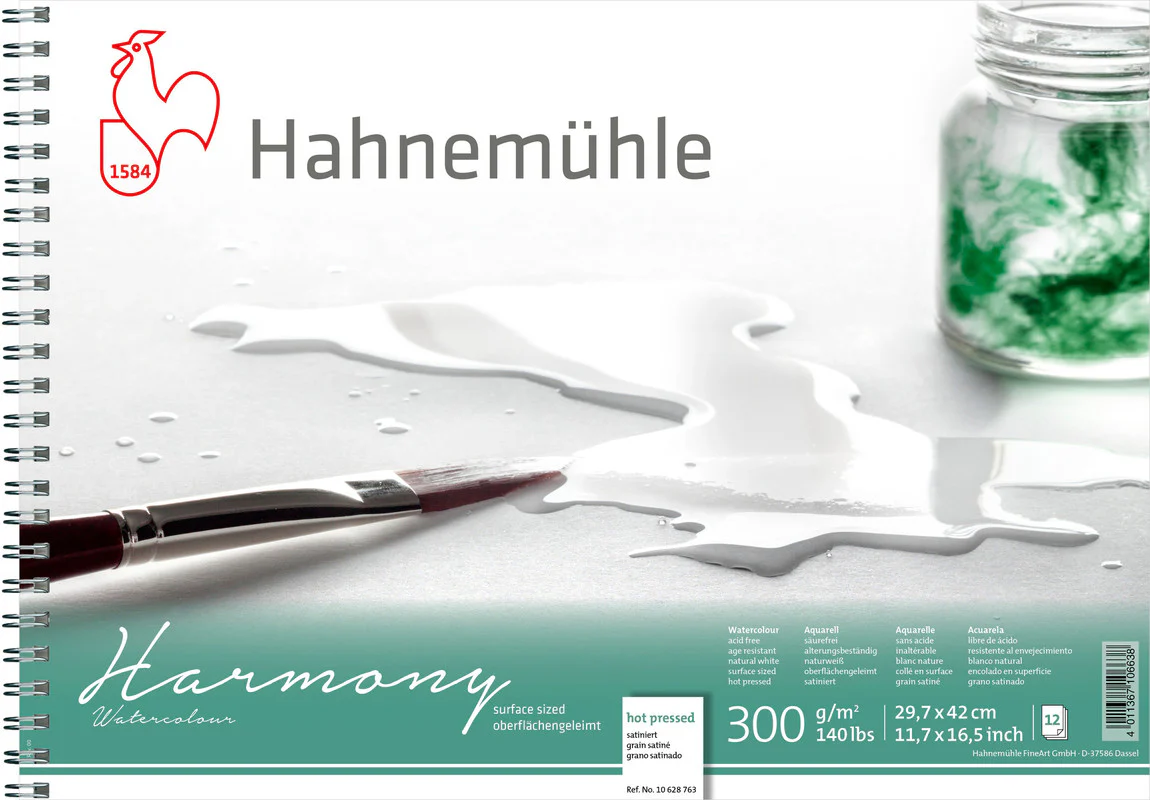 Hahnemuhle Harmony Watercolour A3 Hot Pressed