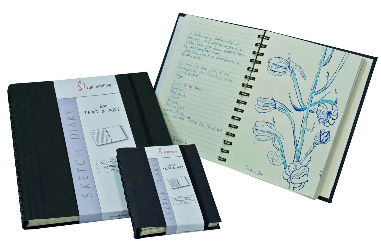 Hahnemuhle Sketch Diary A6 Black