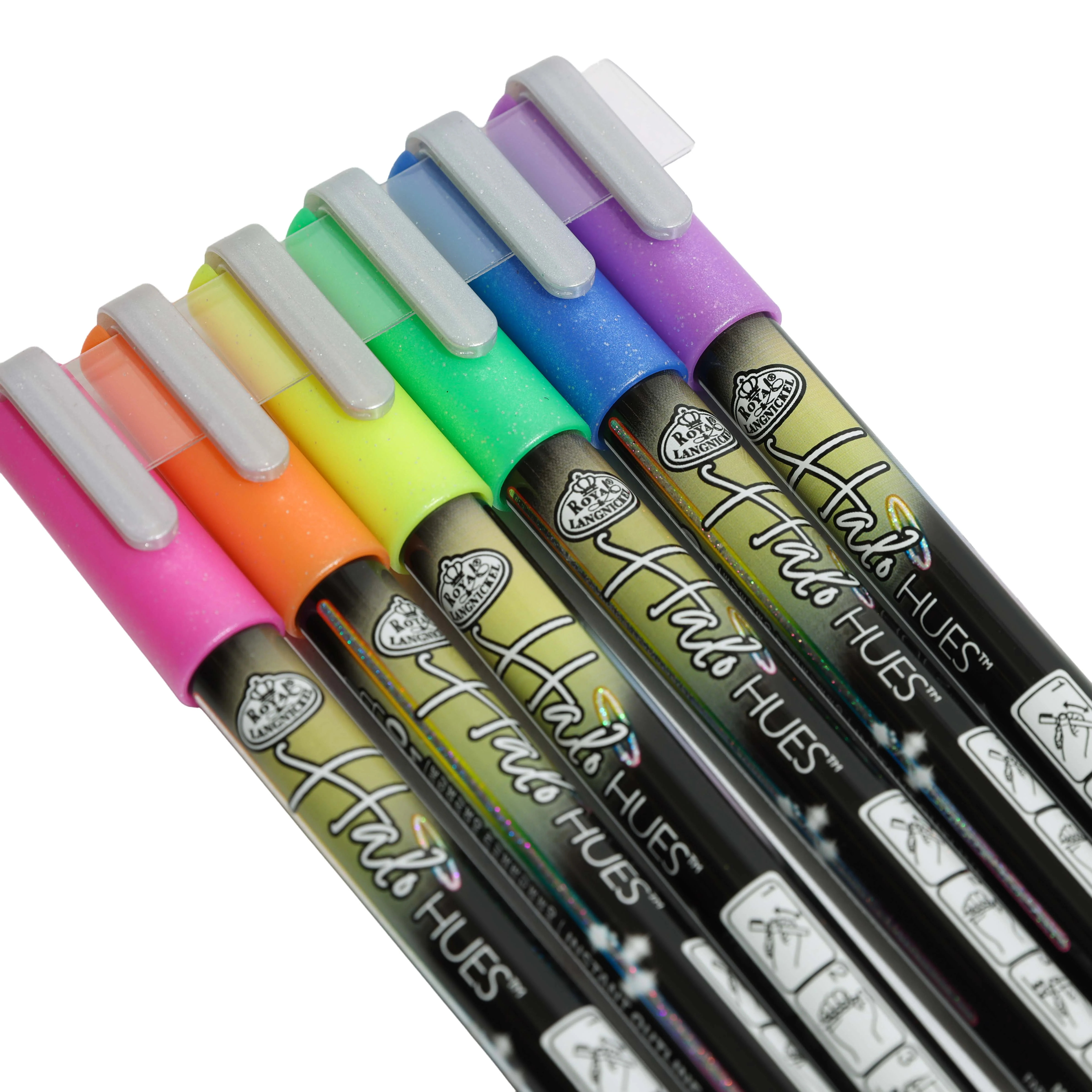 Halo Hues 6pc Outline Marker Set - Image 2