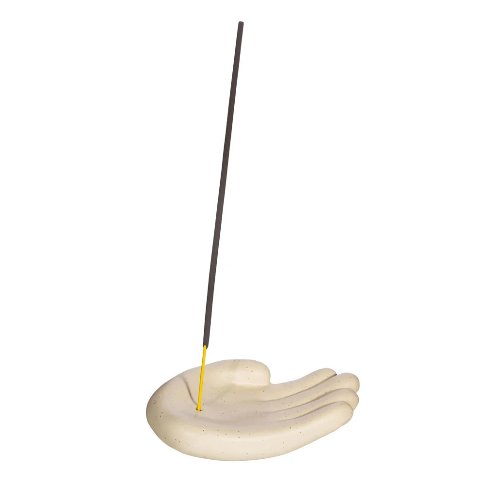 Hand Incense Holder White - Image 2
