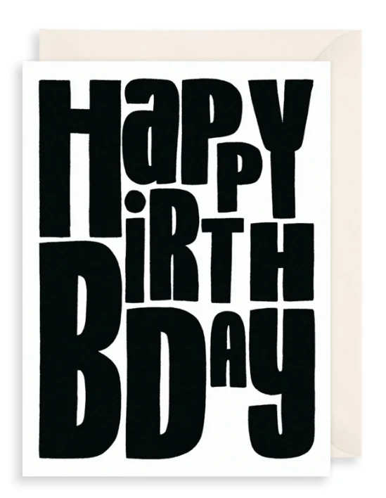 Happy Birthday Greetings Card