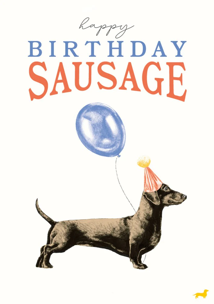 Happy Birthday Sausage Card
