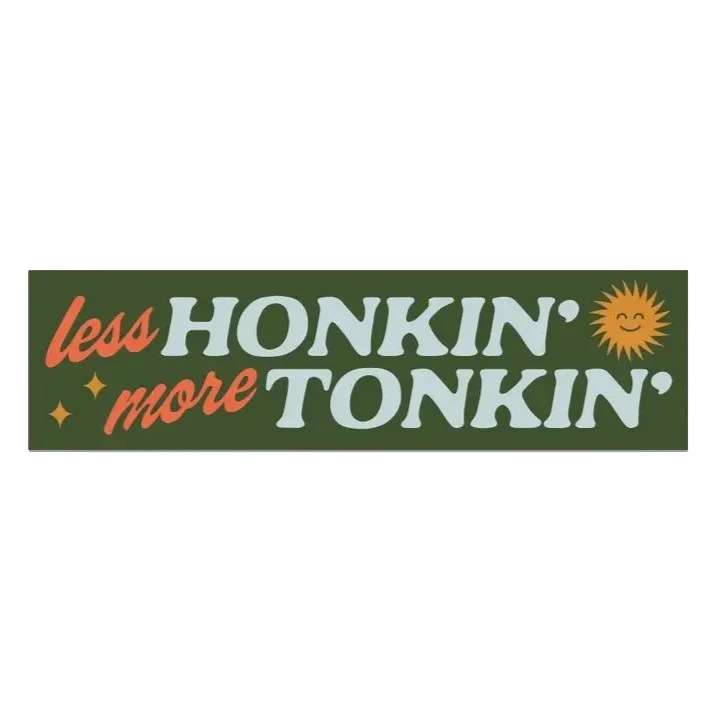 Less Honkin' Bumper Sticker