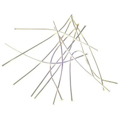 Head Pins Gilt 12 Pack