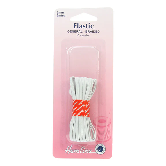 Hemline - Flat Elastic 3mm