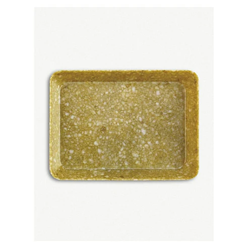 Hightide: Marbled Desk Tray - Medium/Mustard