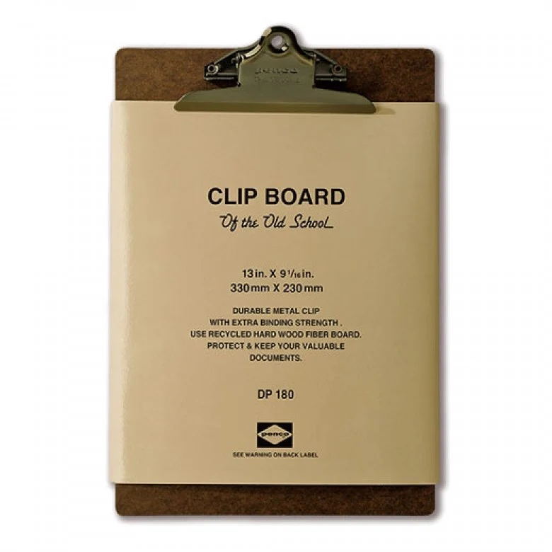 Hightide: Penco Clipboard Bronze Clip - A4