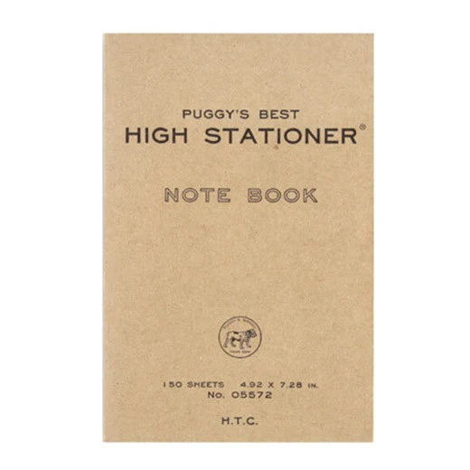 Hightide: Puggys Paperback Notebook - Black