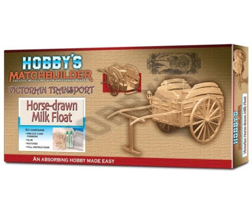 Horse Drawn Milk Float Matchstick Kit