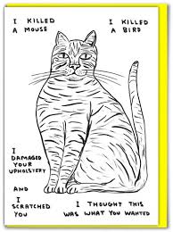 David Shrigley Card – I Killed A Mouse - Image 3