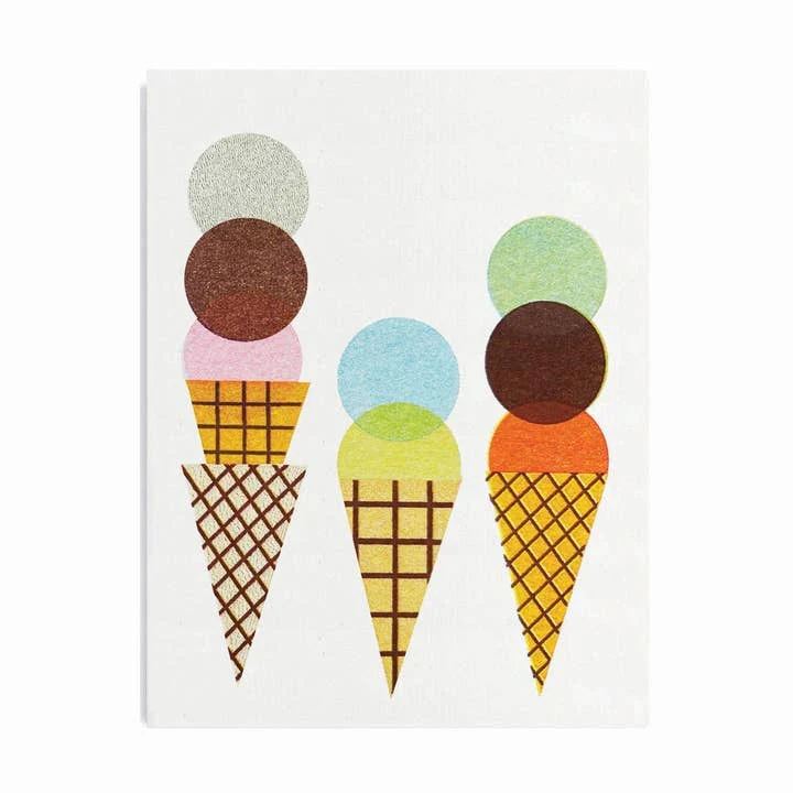 Ice Cream Mini Card