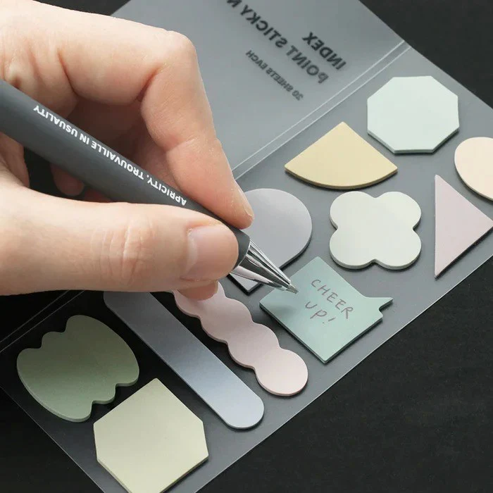 Iconic: Index Point Sticky Notes - Foggy