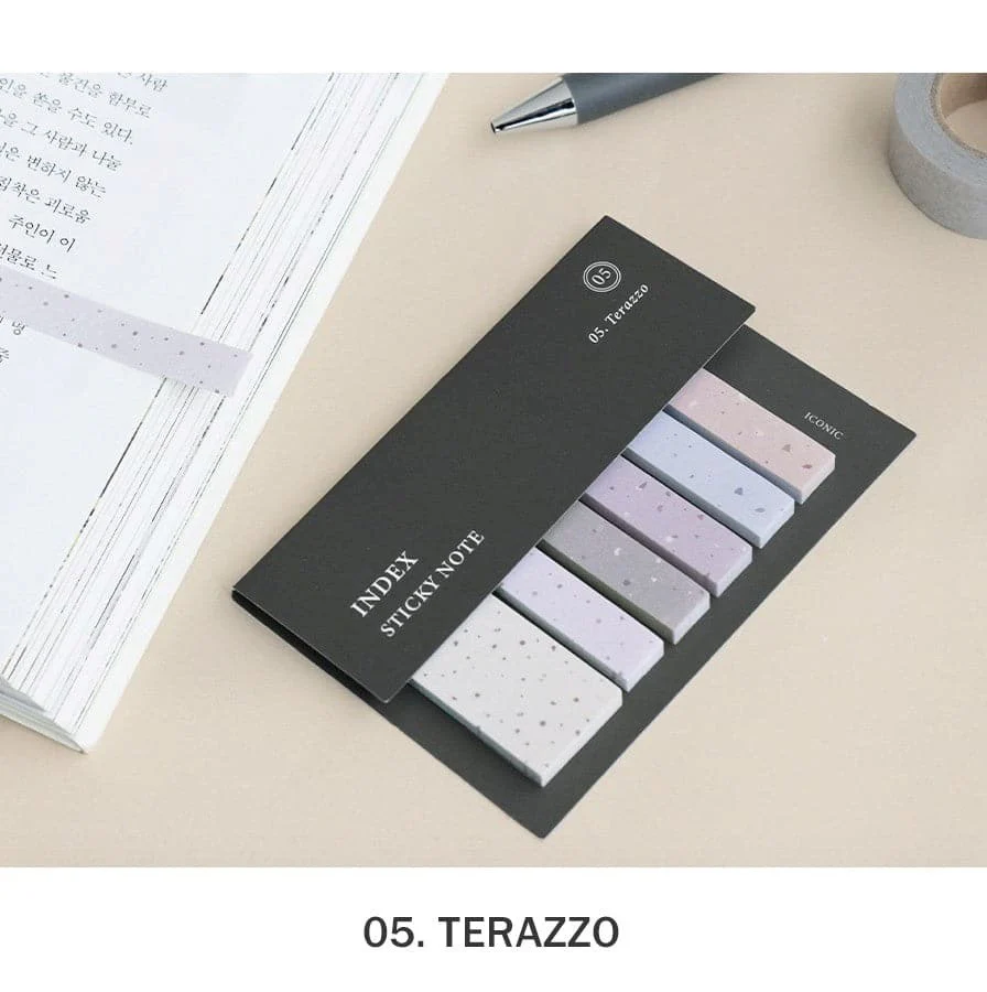 Iconic: Sticky Planner Tabs - Terazzo