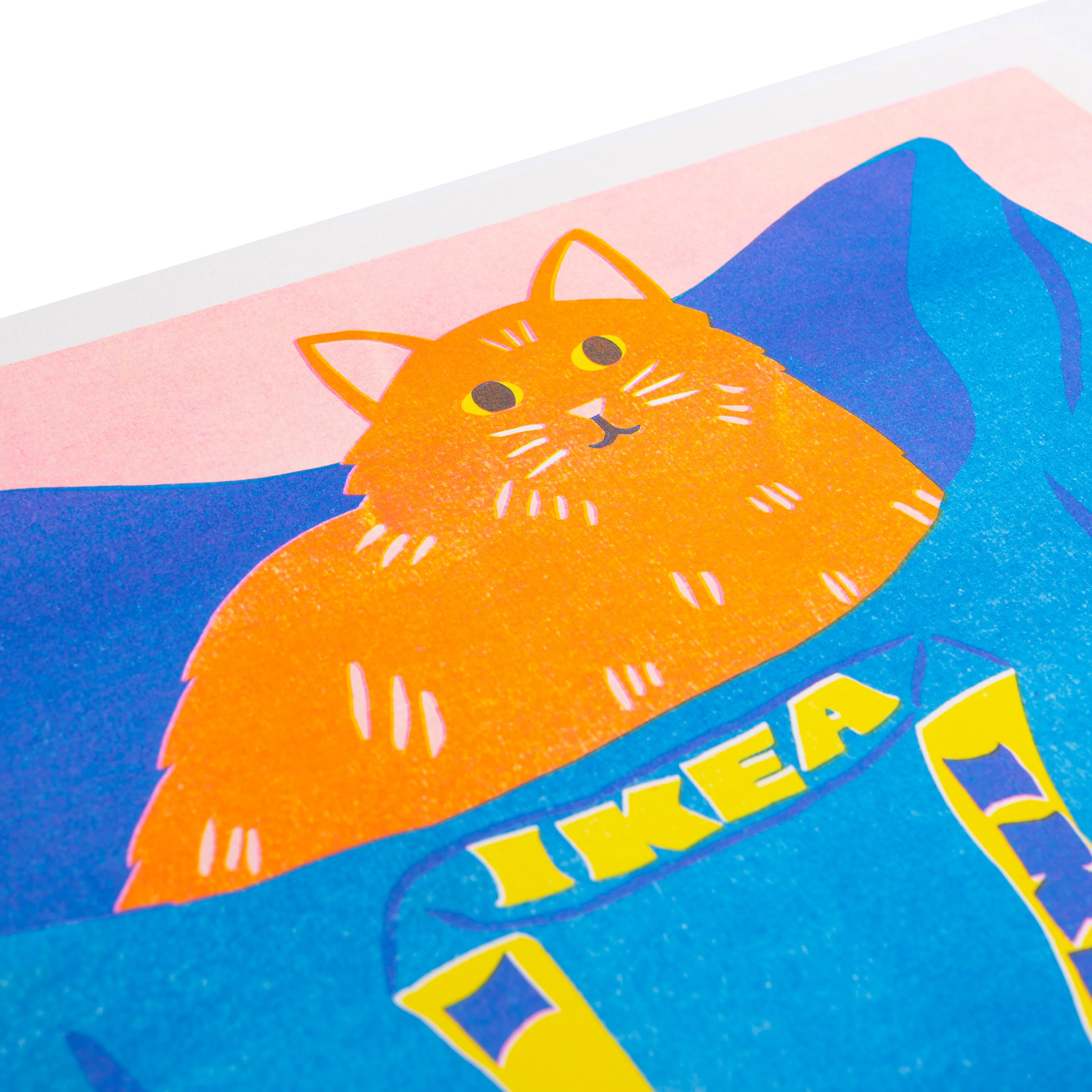 Ikea Bag Ginger Cat Print - Image 2